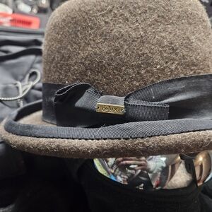 Delux Brown Felt Hat with Black Ribbon